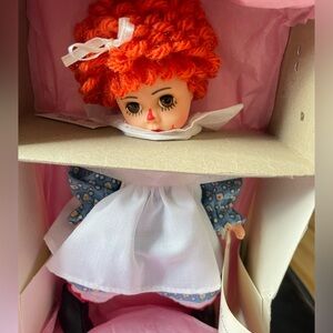Madame Alexander MOP TOP WENDY Raggedy Ann collectible doll in original package
